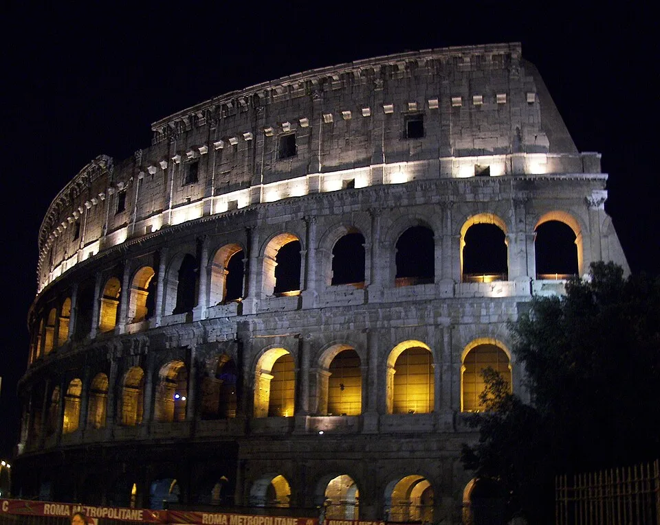 Colosseum by night