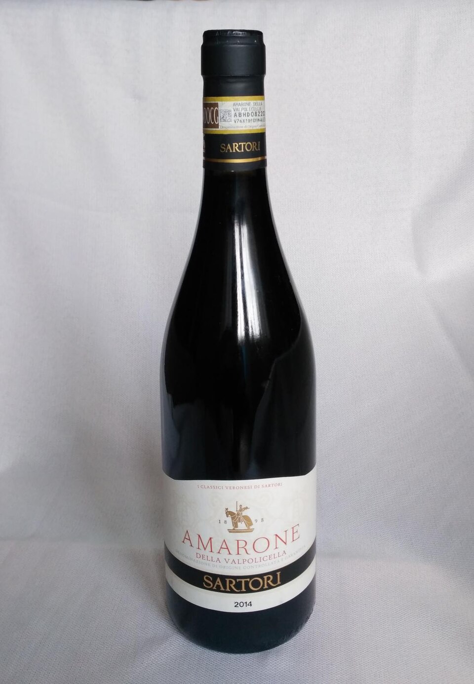 Bottle of Amarone della Valpolicella DOCG