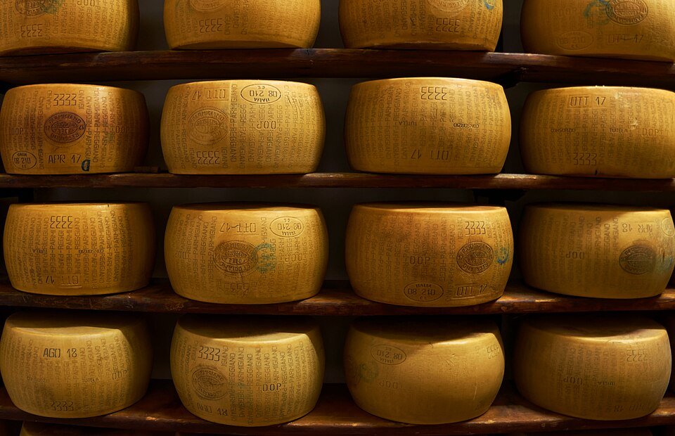 Parmigiano Reggiano wheels